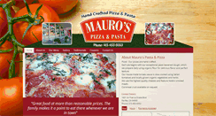 Desktop Screenshot of maurospizza.com